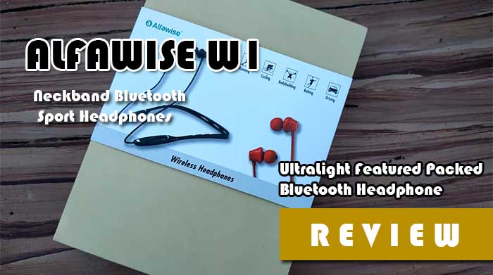 Alfawise W1 - Навушники Bluetooth із надзвичайно легкою функцією