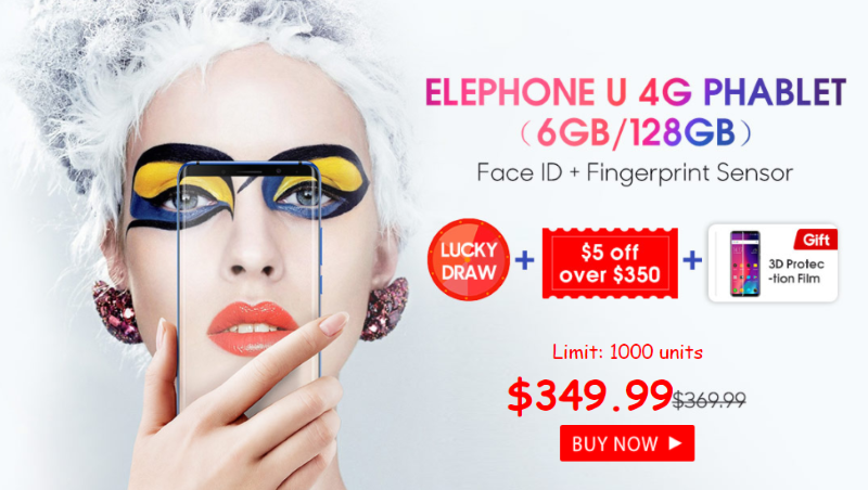 Дивовижна пропозиція Elephone U 4G та Elephone Pro [Код купона всередині]