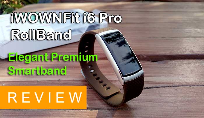 iWOWNFit i6 Pro RollBand - Елегантний преміум Smartband