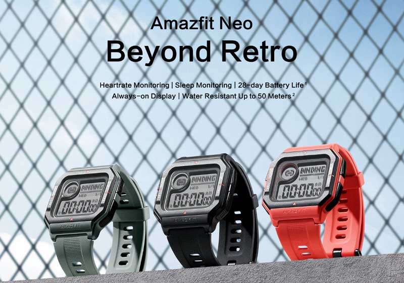 Смарт-годинник Amazfit Neo - огляд особливостей
