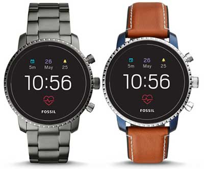 Fossil додав нові розумні годинники Q - Venture HR та Explorist HR