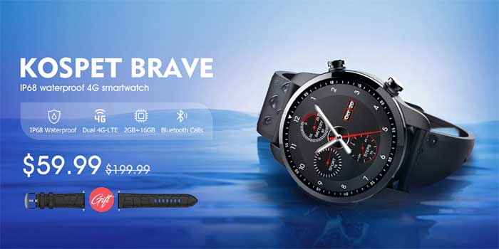 KOSPET BRAVE Smartwatch Весняний розпродаж на Banggood.com