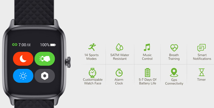 LetsFit-Smartwatch-EW1-модель