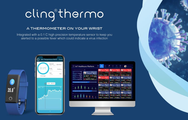 Розумні годинники MedTech - чіпляються термо з детектором температури