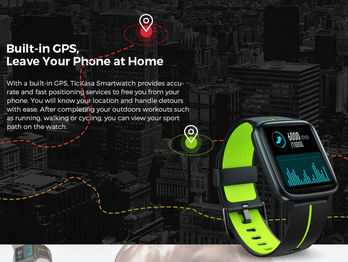 Функції Mobvoi-Tickasa-Vibrant-Smartwatch