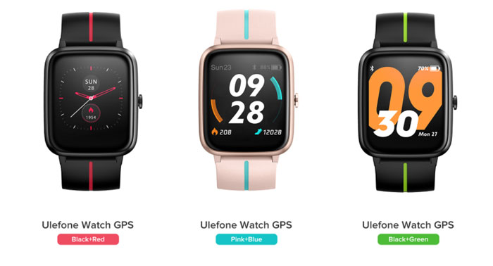 Ulefone-Watch-кольори