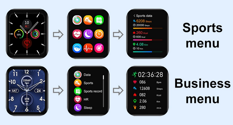 Меню No1 DT X Smartwatch