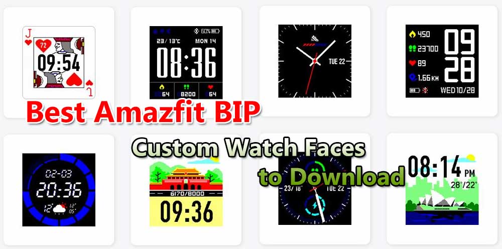 Найкращі користувацькі циферблати Amazfit BIP для завантаження