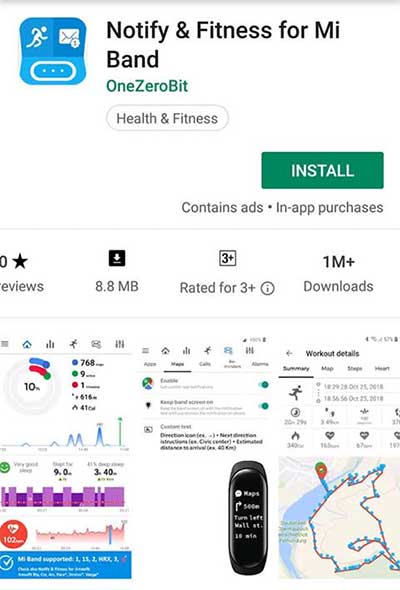 Завантажте програми для Xiaomi Mi Band 4