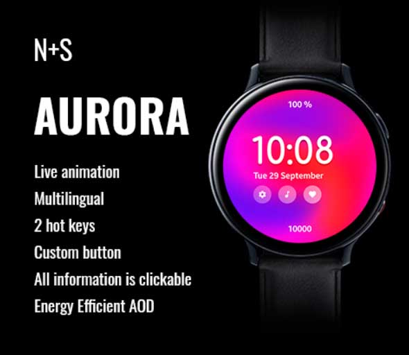 анімований циферблат для Galaxy Watch