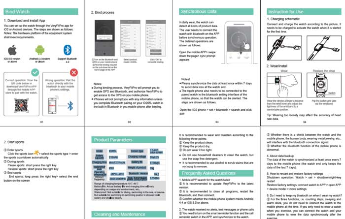 [PDF] Завантажити посібник користувача Lintelek Smartwatch (модель ID205L)