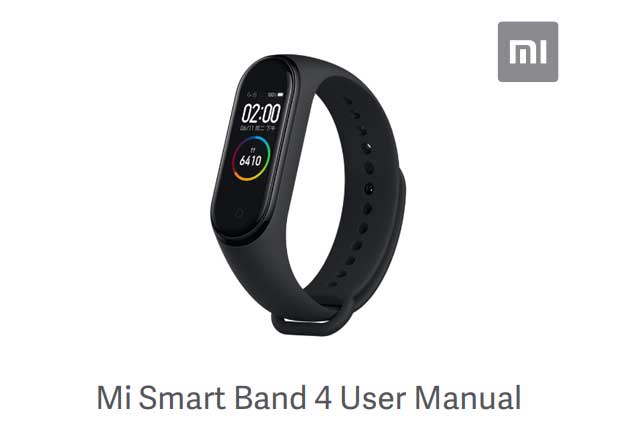 Посібник користувача Xiaomi Mi Band 4