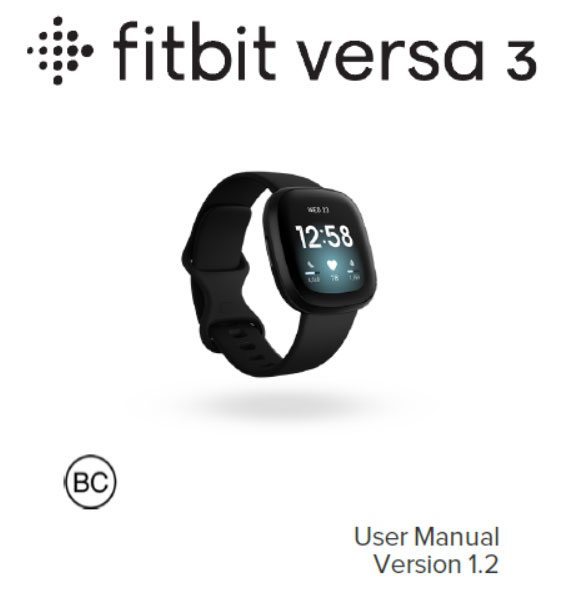 Fitbit-Versa-3-Посібник користувача