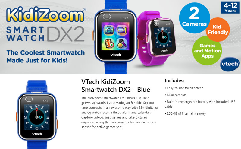 [Проблеми та рішення] Розумні годинники VTech KidiZoom DX2
