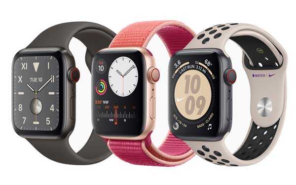 Apple Watch Series 5 з постійно відображаються циферблатами