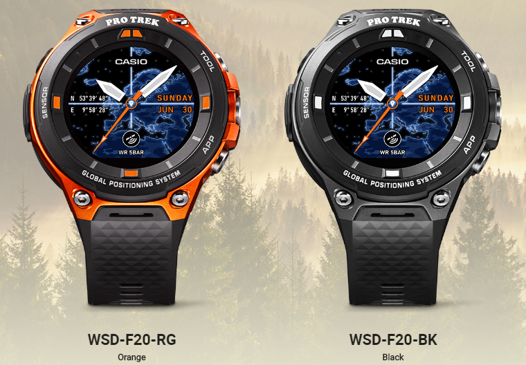 Розумні годинники Casio WSD-F20 додають функціональність GPS