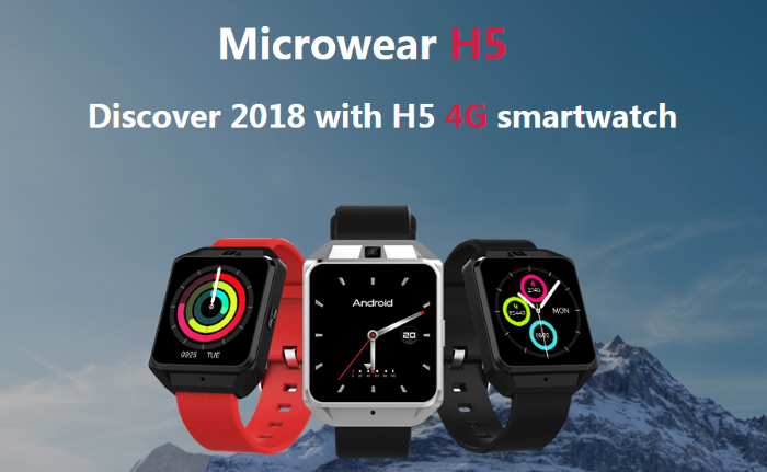 Microwear H5 - Ваші модні недорогі розумні годинники 4G