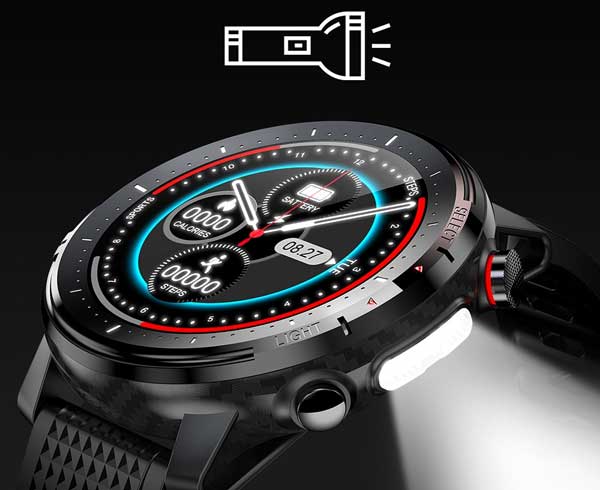 Microwear L15 - розумний годинник зі світлодіодним ліхтариком