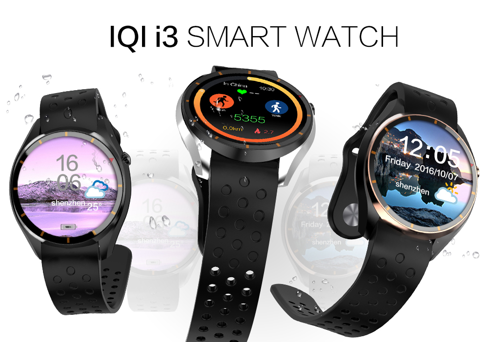 Тонкий смарт-годинник Android iQi i3 скоро з’явиться цього жовтня