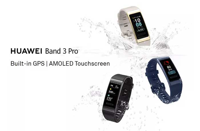 Huawei Band 3 Pro SmartBand - AMOLED екран + вбудований GPS