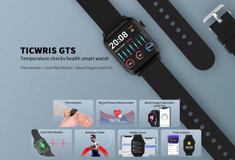 термометр для смарт-годинника ticwris gts - -