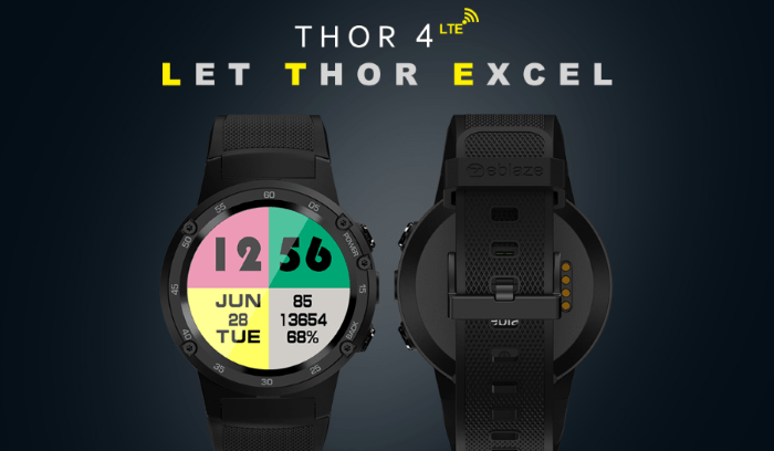Zeblaze THOR 4 вже тут! - 4G LTE Smartwatch